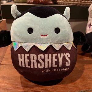 Hershey's Squishmallows Patricio vampire Plush Toy 7” tall